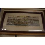 LARGE FRAMED MAP OF VENICE