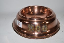 COPPER DOG WATER TRAY