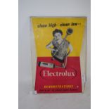 CARDBOARD ADVERTISING POSTER FOR ELECTROLUX