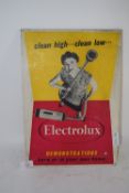 CARDBOARD ADVERTISING POSTER FOR ELECTROLUX