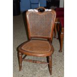 LOW CANE SEATED CHAIR