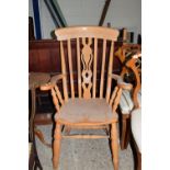 PINE KITCHEN ARMCHAIR