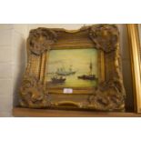 REPRODUCTION MARINE PICTURE IN FRAME