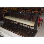 PAINTED PINE PEW, LENGTH APPROX 201CM