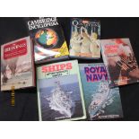 67 One box: Naval warfare interest, mostly large format, 16 titles including BRITISH WARSHIPS OF THE