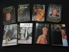 52 One box entertainment/film star autobios,13 titles including Doris Day, Peter Hall, Ewan