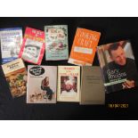 One box: cooking, 20 titles including CAKE DECORATING AND SUGAR CRAFT + THE ART OF FOOD