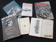 69 One box: WWI interest,15 titles and mainly large format, including WILSON: THE GREAT WAR, vol 1 +