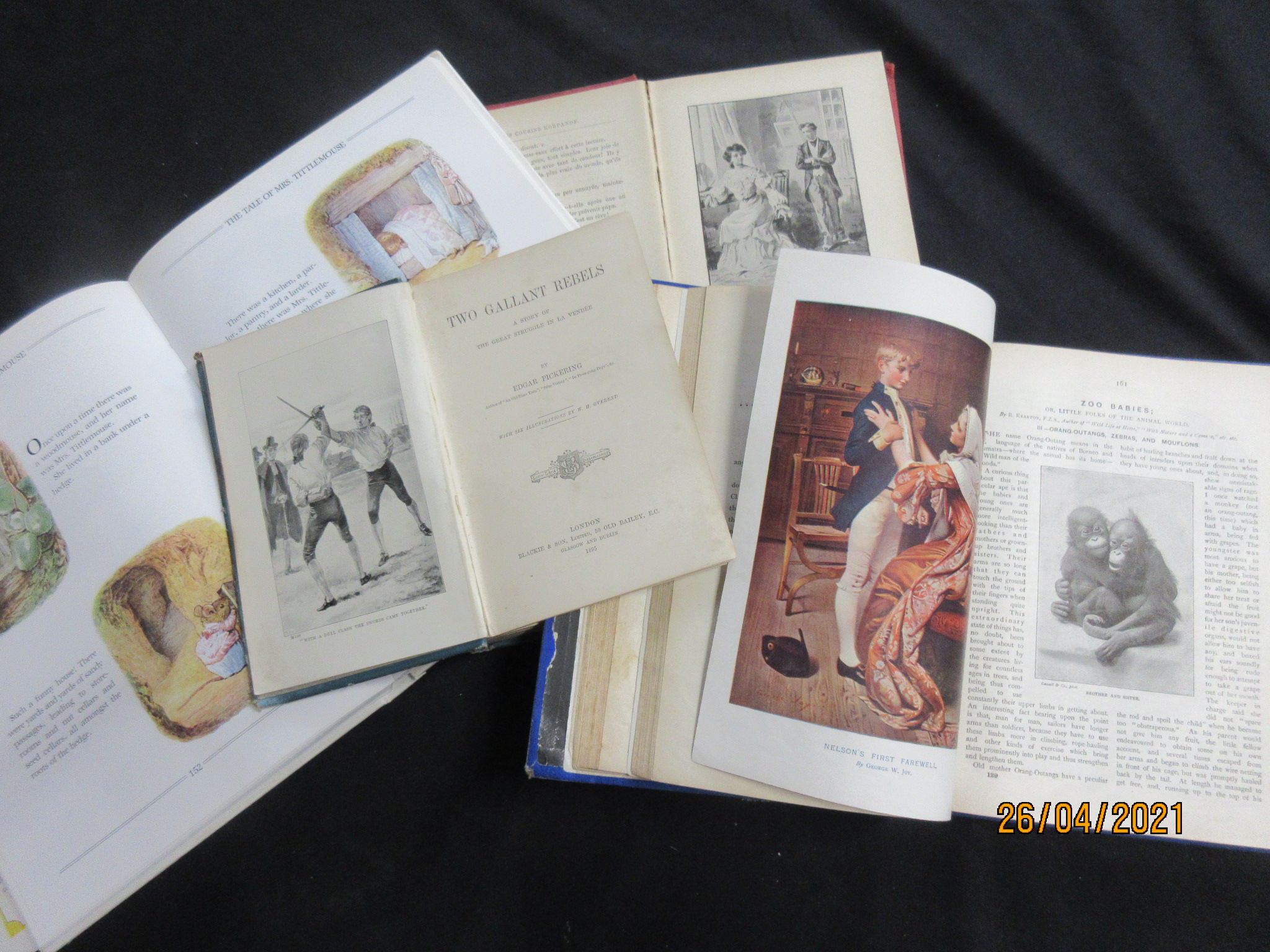 332A: Early Childrens, nice collection of 14 titles including "The Prize",1898; "Little Folks" - Image 4 of 5