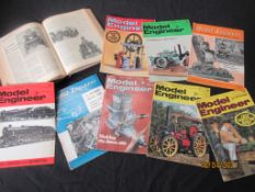 76 One box: THE MODEL ENGINEER, 4 bound copies 1952-1955 + approx 30 MODEL ENGINEER magazines