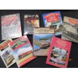 83 One box: Railway interest,15 titles, mainly large format, 12 titles including BUSES, TROLLEYS AND