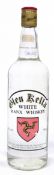 One bottle of Glen Kella White Manx Whiskey^ 750ml^ 40% vol