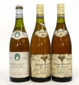 2 bts 1988 Puligny Montrachet Les Referts^ Sauzet^ t/w 1 bt 1985 Meursault Les Casse Tetes^ Thevenin