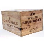 1997 Churchill Vintage Port Wooden Case (empty)