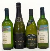 Mixed Lot: three various Whites and a Cava (4)