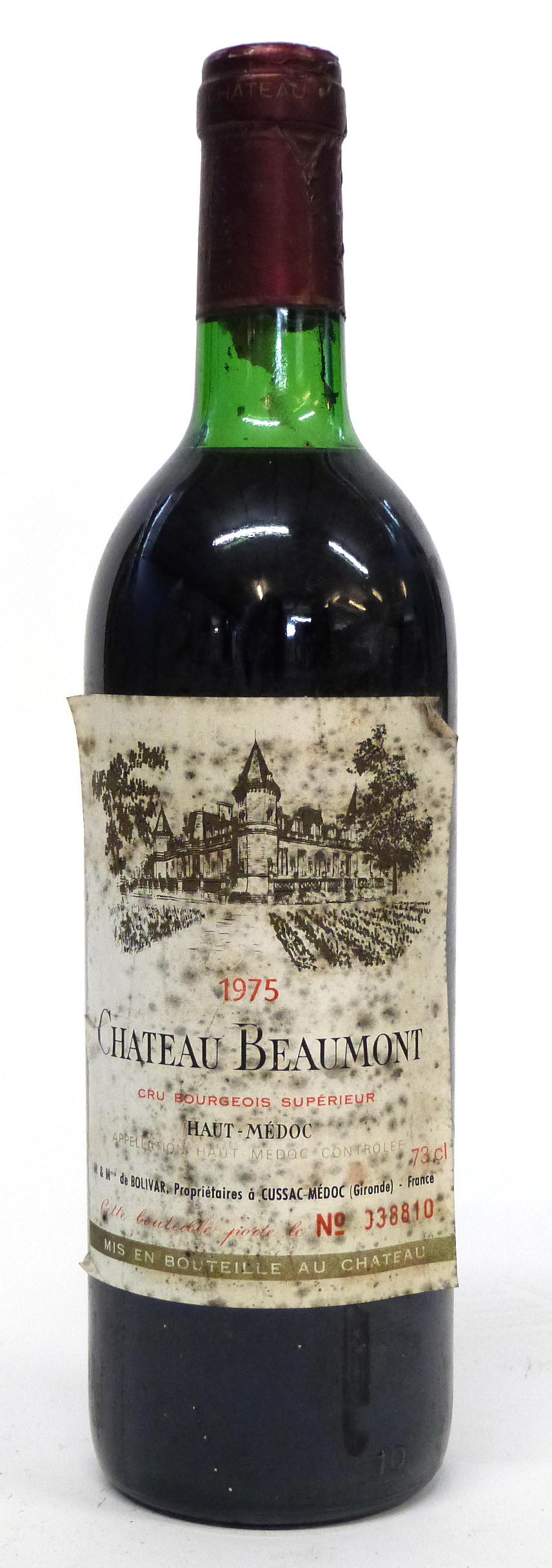 Chateau Beaumont 1975 1 bottle