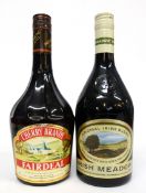 One bottle Irish Meadow cream liqueur (14.5%^ 70cl)^ together with one bottle of Fairdeal Cherry