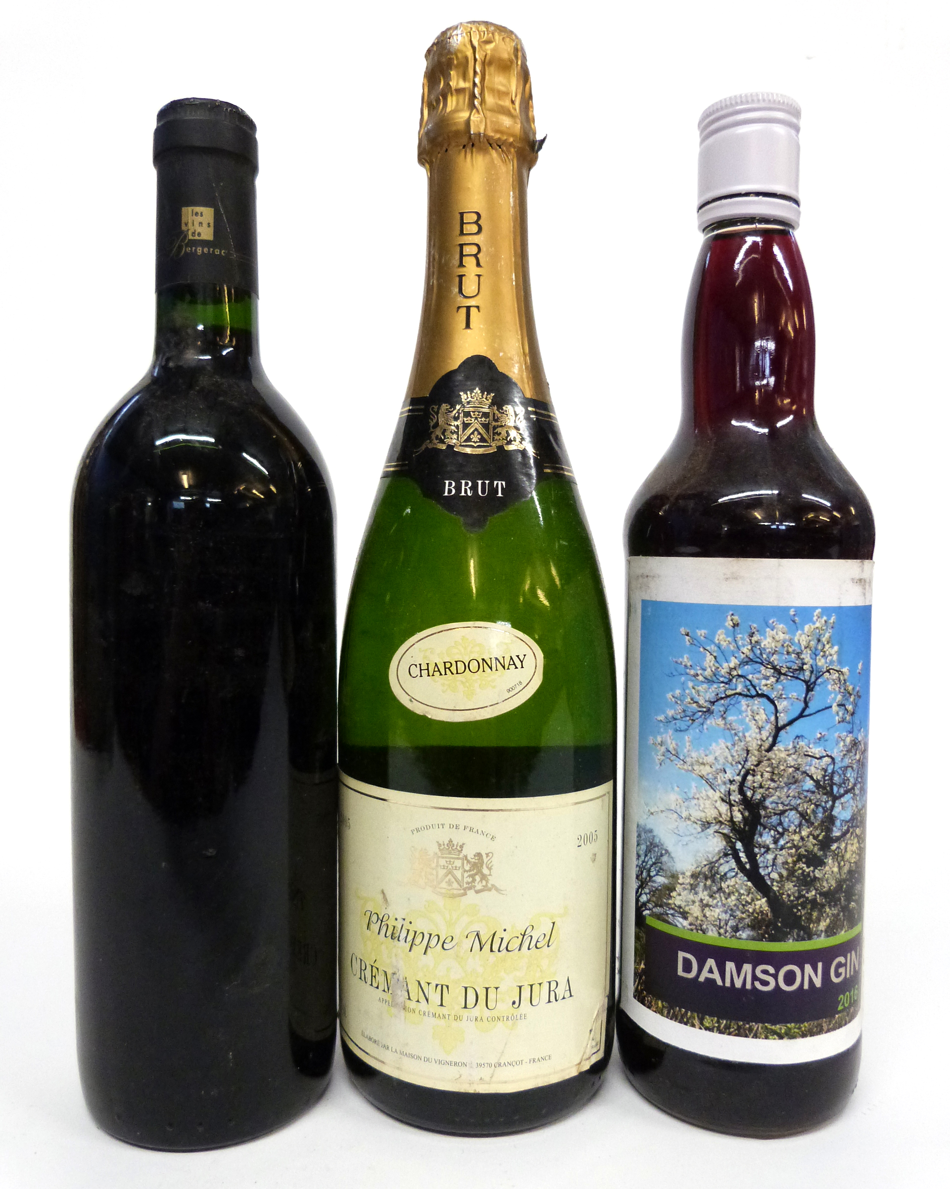 Mixed Lot: three bottles comprising one bottle Philippe Michel Cremant du Jura sparkling^ one bottle