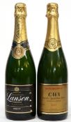 1 bt NV Lanson Champagne^ t/w 1 bt NV Cava Sparkling (2)