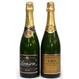 1 bt NV Lanson Champagne^ t/w 1 bt NV Cava Sparkling (2)