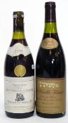 1 bt 1991 Cotes du Rhone La Vieille Ferme t/w 1 bt 1993 Principaute d~Orange Vigne du Prince - medal