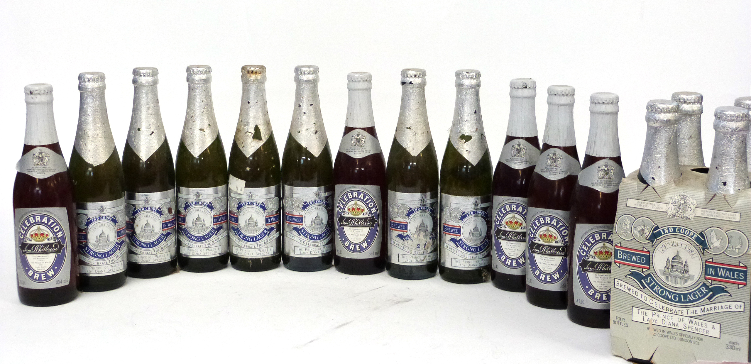 Collection of 1981 Royal Wedding Commemorative Ales (16)