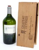 One magnum Chateau Teyssier St-Emilion Grand Cru 2001 in wooden presentation case