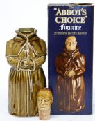 1 bt Abbot~s Choice Finest Old Scotch Whisky 700 proof (in figurine decanter) - boxed with full