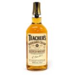 One bottle Teachers Highland Cream Scotch Whisky^ 40% vol^ 75cl