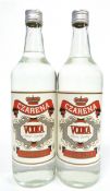 Two 100cl bottles of Czarena Vodka^ 37.5%