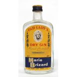 One bottle vintage Old Lady~s Dry Gin^ Marie Brizard^ c.1960s^ 48 deg (low level)