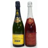 1 bt NV Heidsieck Monopole Champagne^ t/w NV Paul Trudel Rose Sparkling (2)