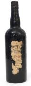 One bottle Lavender vintage liqueur (label indistinct)