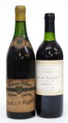 Mixed Lot: one bottle Heymann Freres 1961 Pouilly Fuisse^ together with one bottle of 1997 Duc de