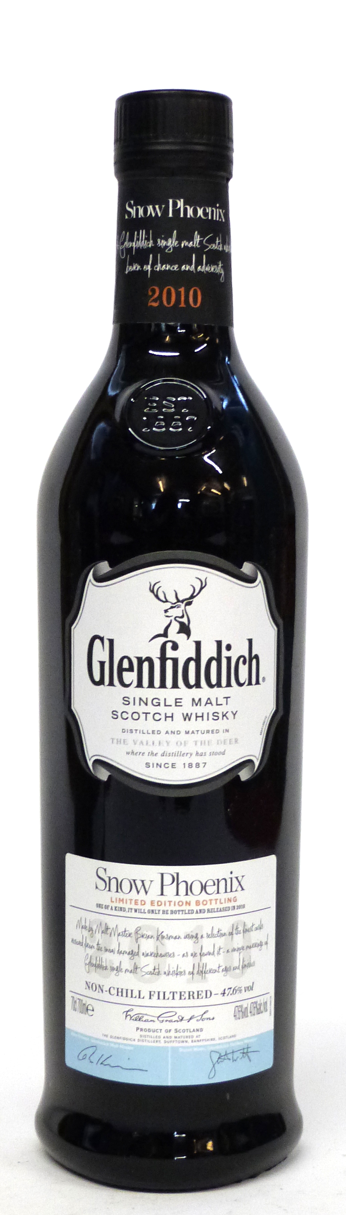 Glenfiddich Snow Phoenix Single Malt Scotch Whisky^ 2010^ limited edition bottling^ 70cl^ 47.6% - Image 3 of 4