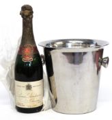 1 bottle 1961 Louis Roederer Champagne^ t/w an ice bucket