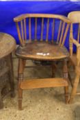 LATE C18TH/EARLY C19TH CHILDS HIGH CHAIR