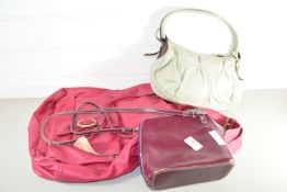 THREE LADIES HANDBAGS