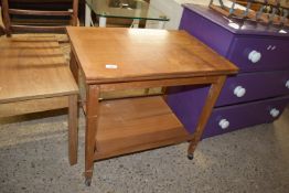 CIRCA 1960S FOLDING CARD TABLE, APPROX 66 X 46CM FOLDED