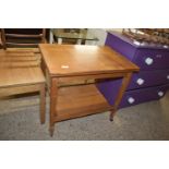 CIRCA 1960S FOLDING CARD TABLE, APPROX 66 X 46CM FOLDED