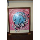 FRAMED PRINT OF A FRITZ FRELENG/CHUCK JONES CARTOON FEATURING BUGS BUNNY, DAFFY DUCK, PORKY PIG,