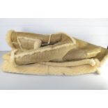 BOX CONTAINING SHEEPSKIN JACKET