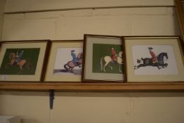 PRINTS OF HUNTING SCENES, FOXHUNTING ETC