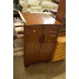 CIRCA 1950S/60S CONCAVE SIDE CABINET, APPROX 54CM