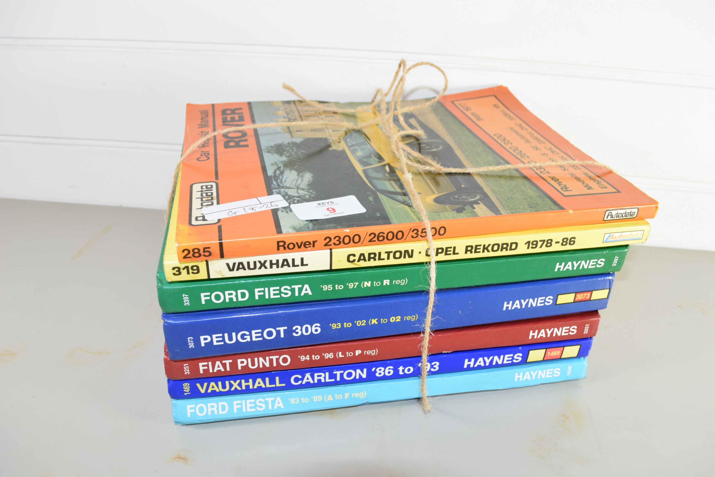 CAR MANUALS FOR FIESTA, PUNTO, VAUXHALL CARLTON ETC