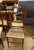 FOUR VARIOUS CHAIRS