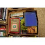 BOX CONTAINING MIXED BOOKS - OXFORD HISTORY OF MUSIC, HISTORICAL INTEREST ETC