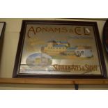 GLASS ADVERTISING REPRODUCTION FOR ADNAMS & CO