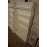 PAINTED WATERFALL BOOKCASE