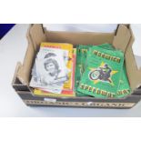 BOX CONTAINING NORWICH SPEEDWAY MEMORABILIA